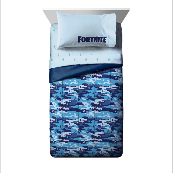 Licensed FORTNITE Llama Camo Reversible 5PC Bed-in-a-Bag Gaming Bedding - Picture 2 of 8
